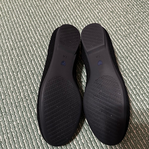 Rothy's Black and Blue Bow Flats - Picture 4 of 8